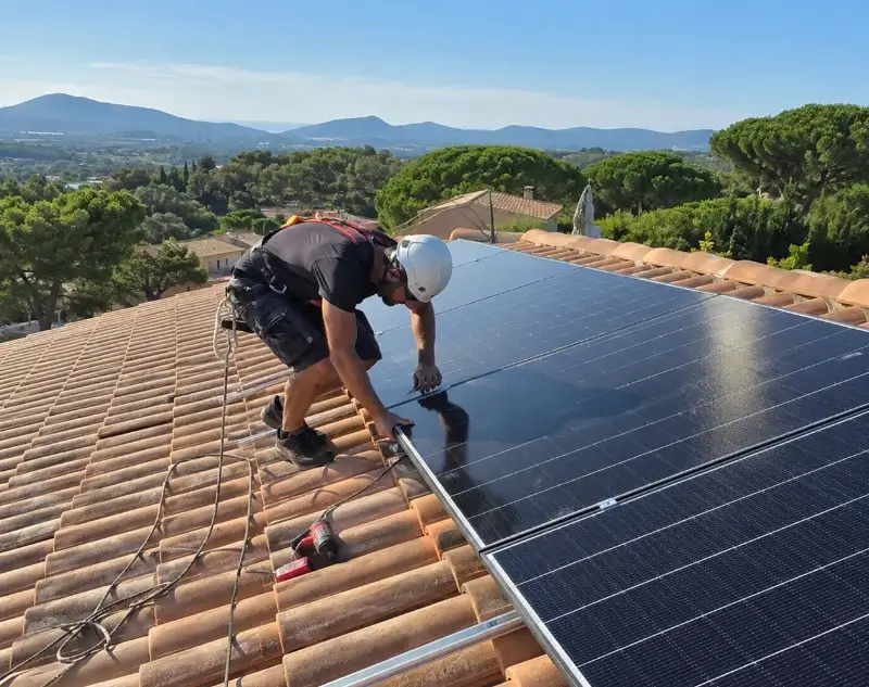 Installateur panneaux solaires Entrevernes — pose photovoltaïque sur toiture