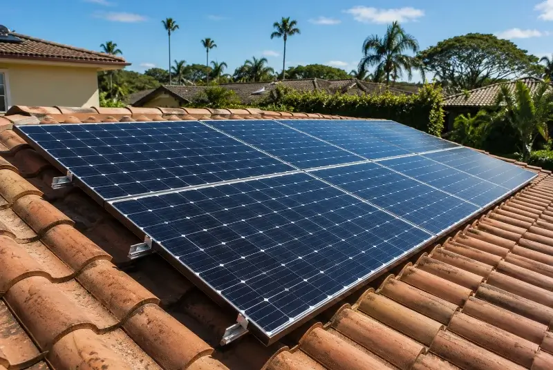 Installation de panneaux solaires à Entrevernes